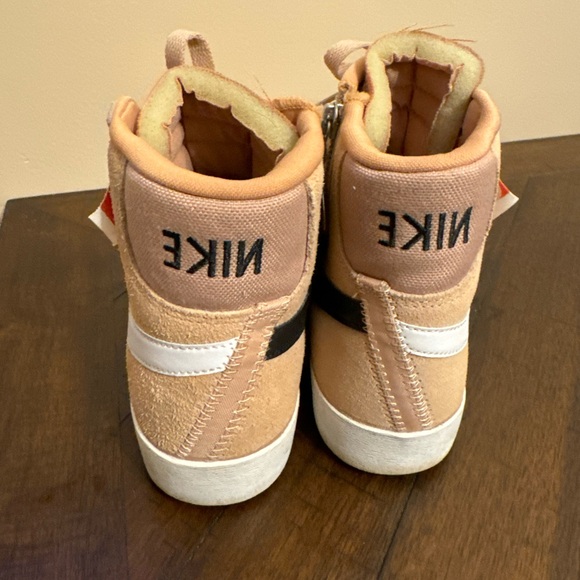 Nike Women Blazer Mid Rebel Bio Beige Summit White Black Size 8.5 (BQ4022-200) - Picture 5 of 8